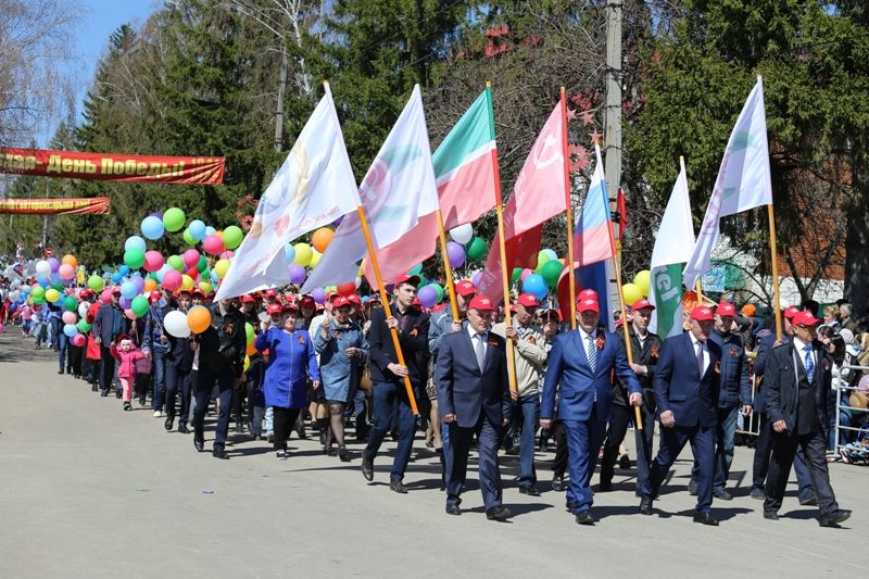 Самые яркие моменты празднования Дня Победы в Мамадыше