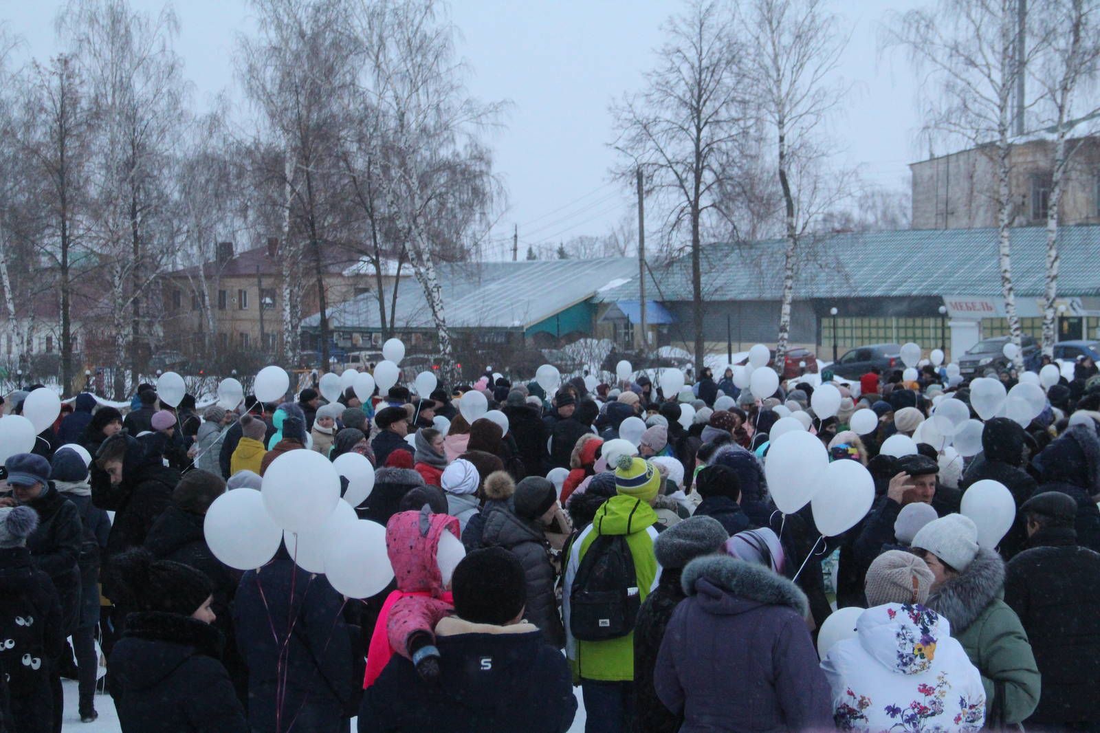 Мамадышцы почтили память погибших в Кемерово