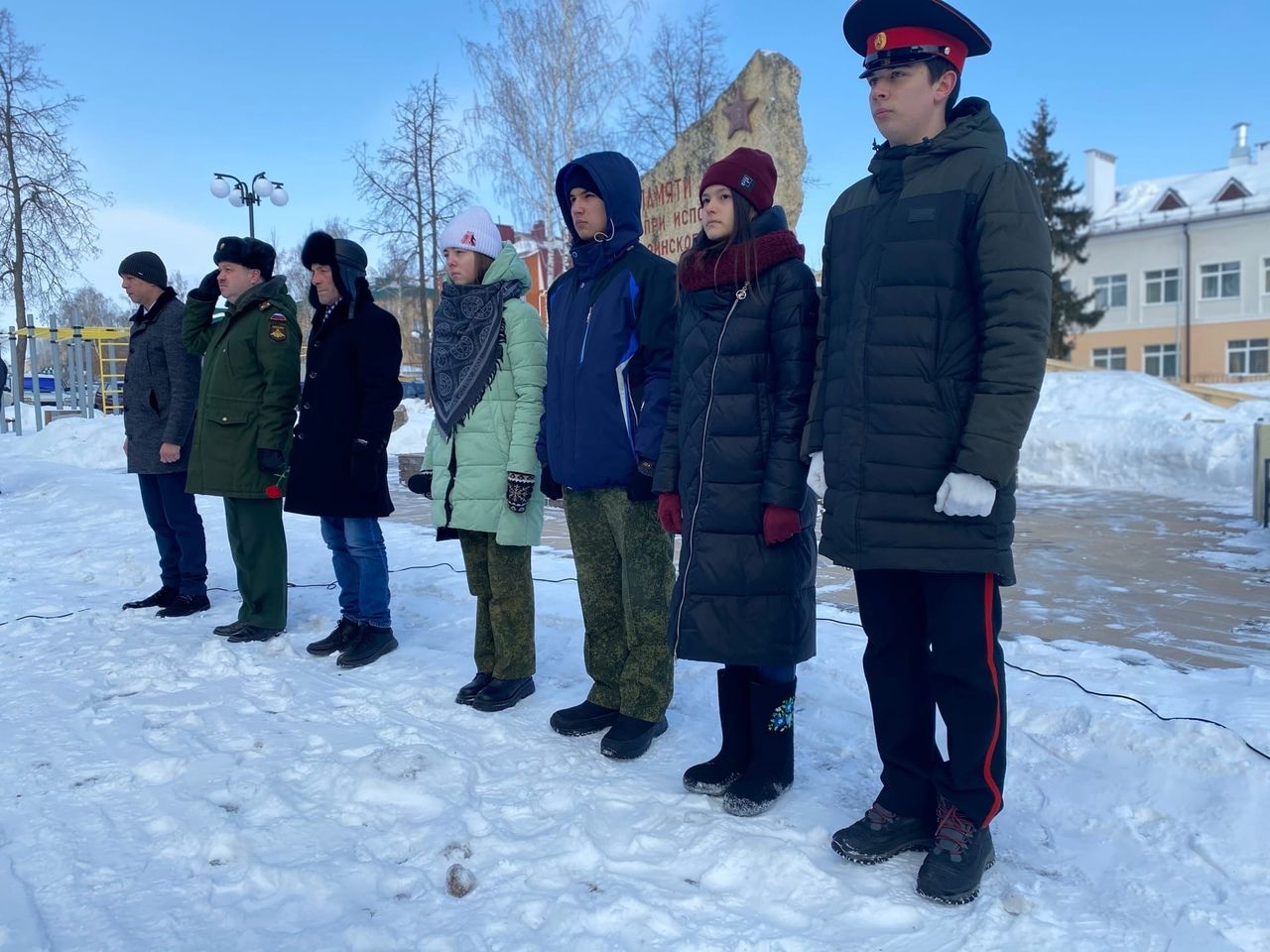 В Мамадыше прошел митинг в честь 32-й годовщины вывода войск из Афганистана