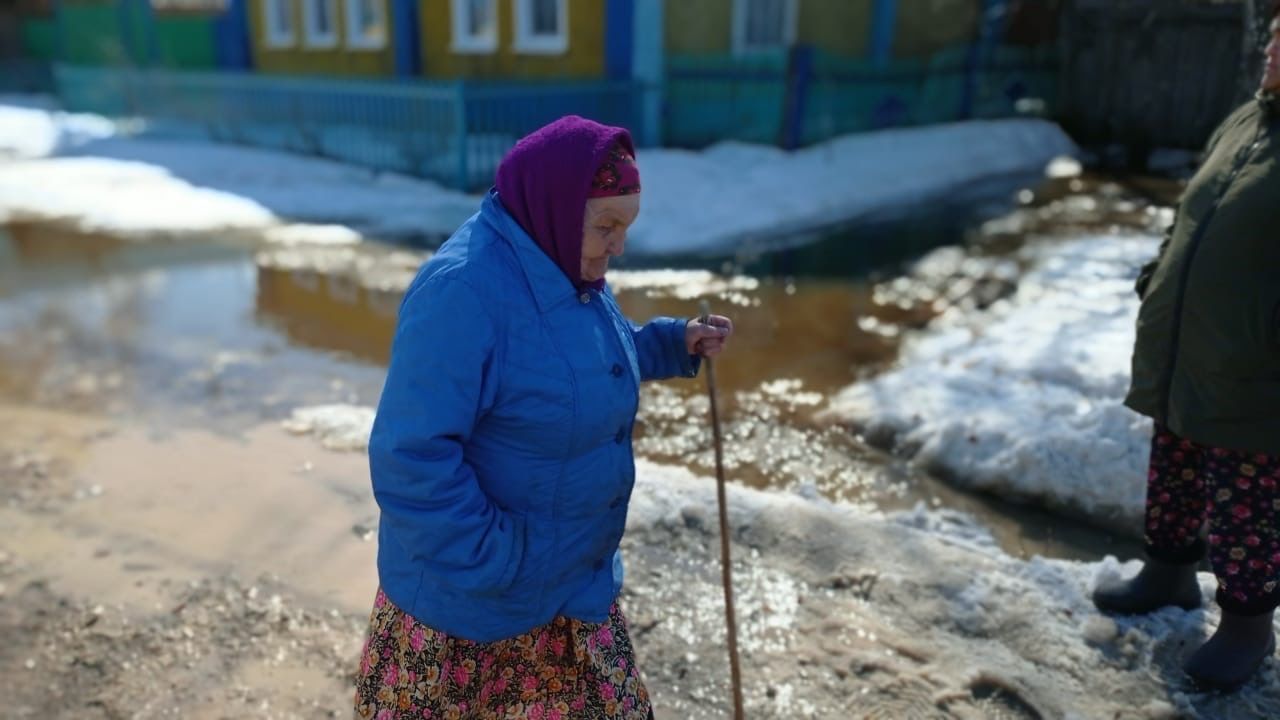 В Мамадышском районе затапливает деревню