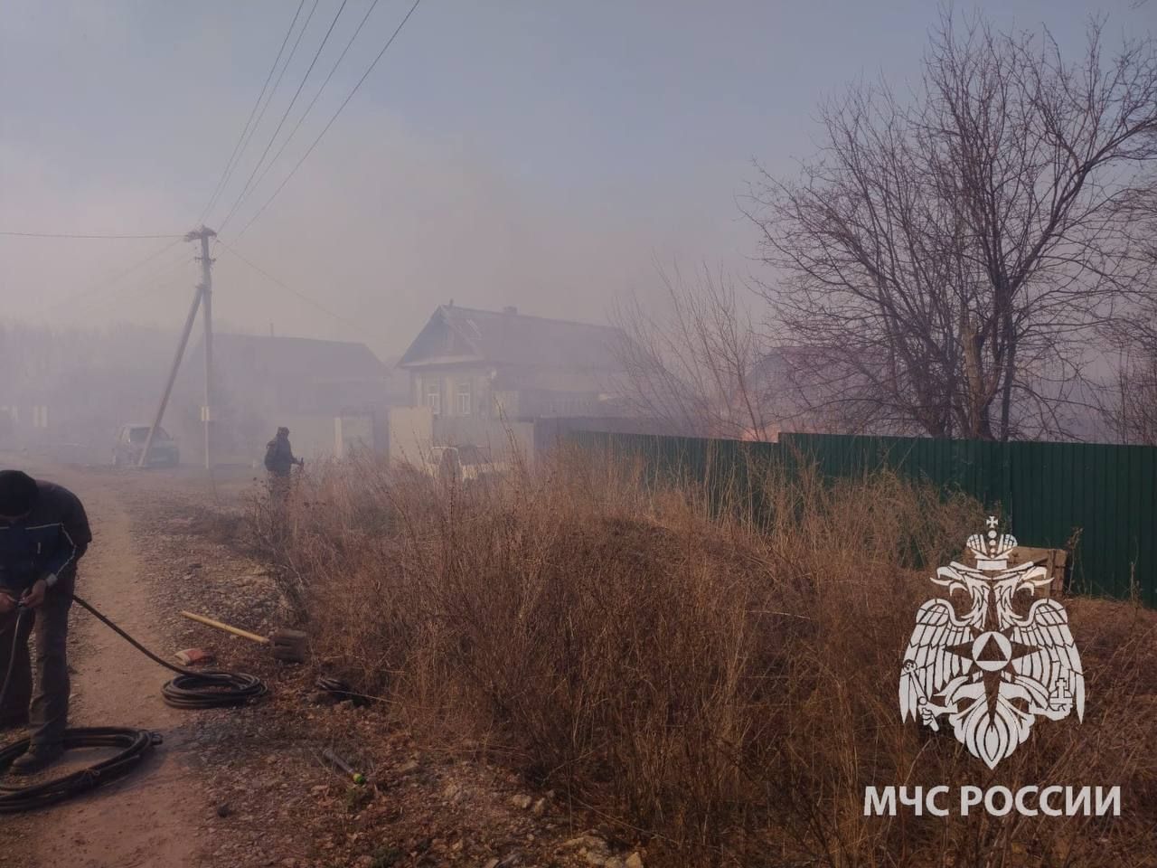 В Мамадышском районе произошел крупный пожар