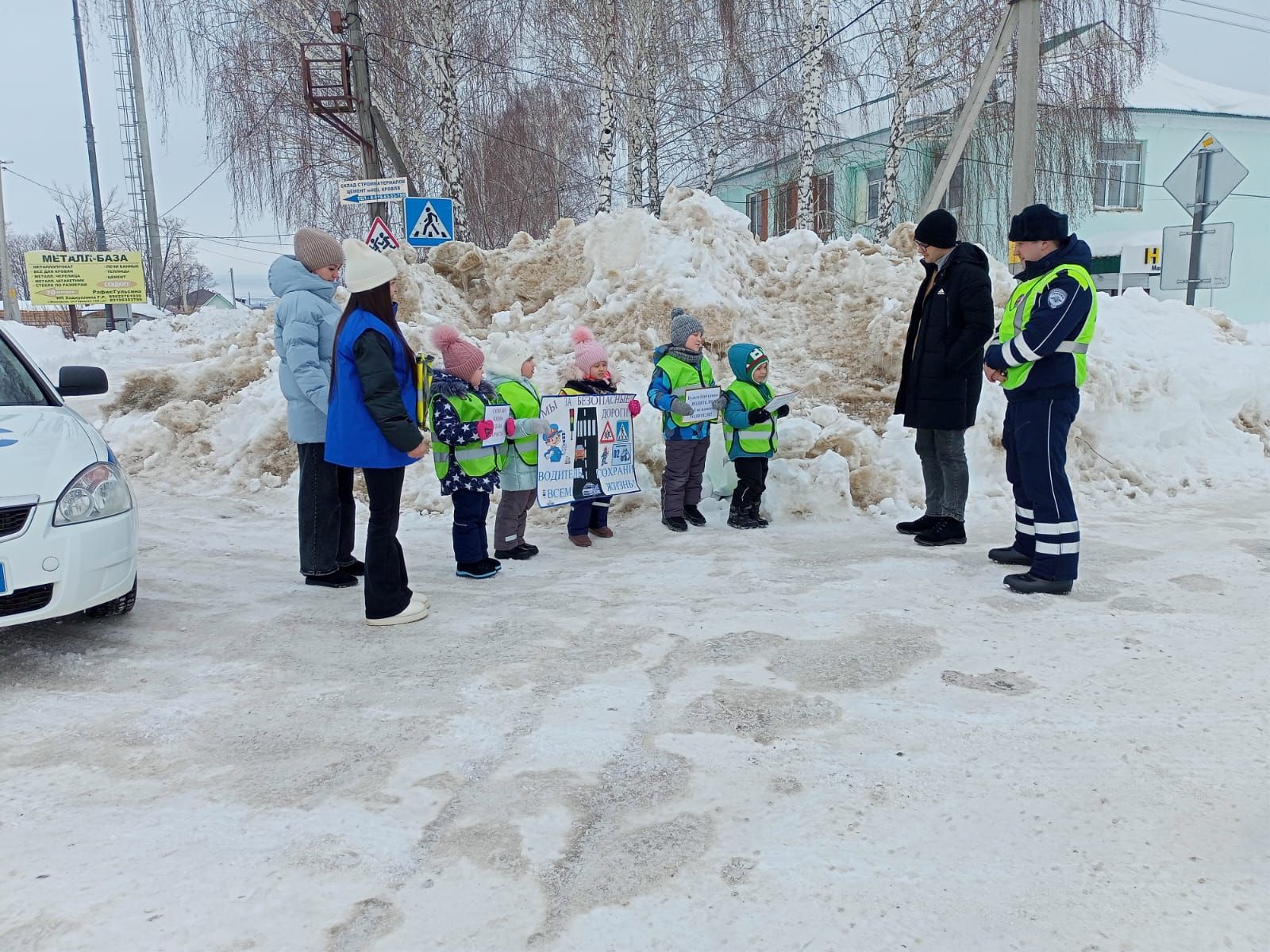 В Мамадыше прошла акция «Мы за безопасные дороги»