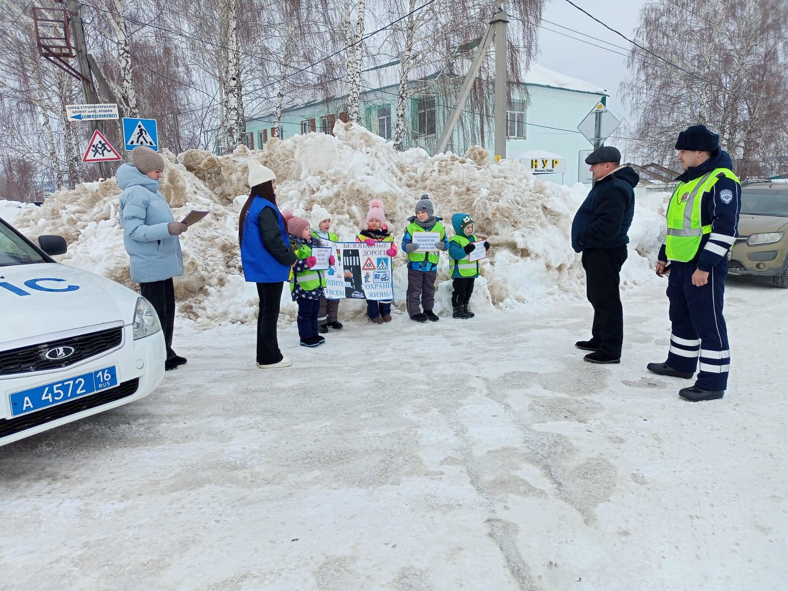 В Мамадыше прошла акция «Мы за безопасные дороги»