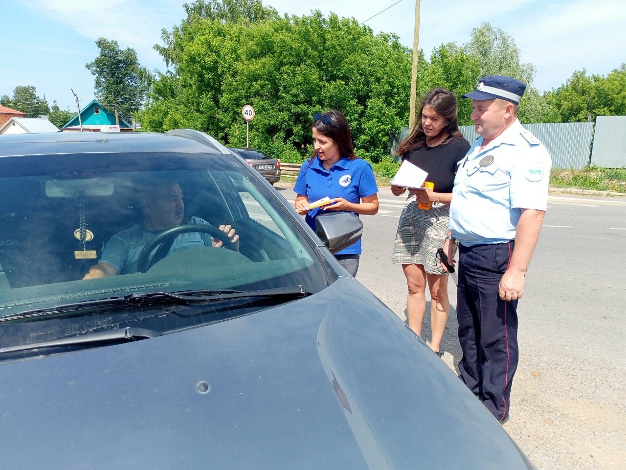 В Мамадыше прошла акция «Вместе – за безопасность дорожного движения»