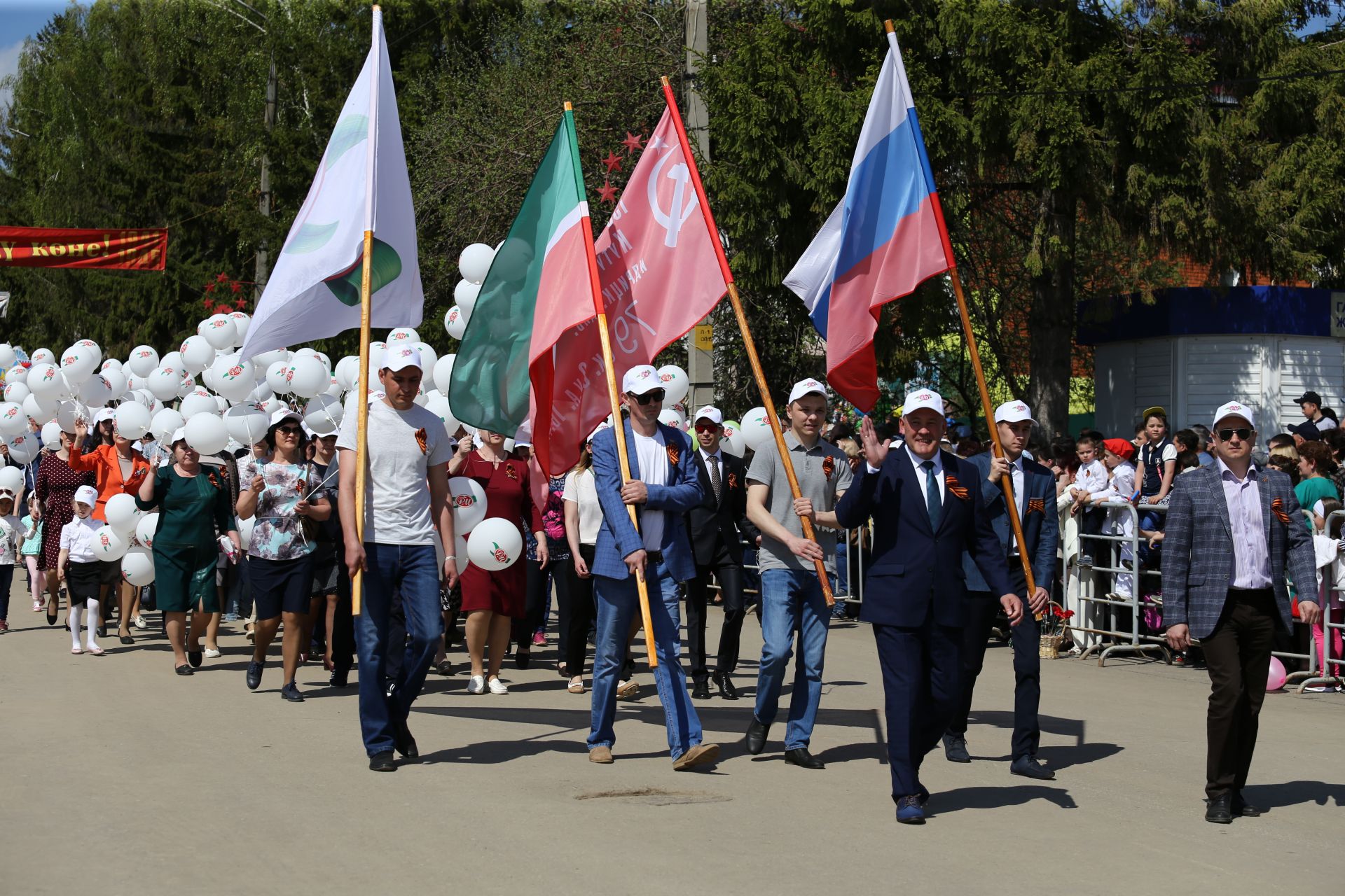 В Мамадыше прошел Парад Победы. ФОТОРЕПОРТАЖ Марш колонн