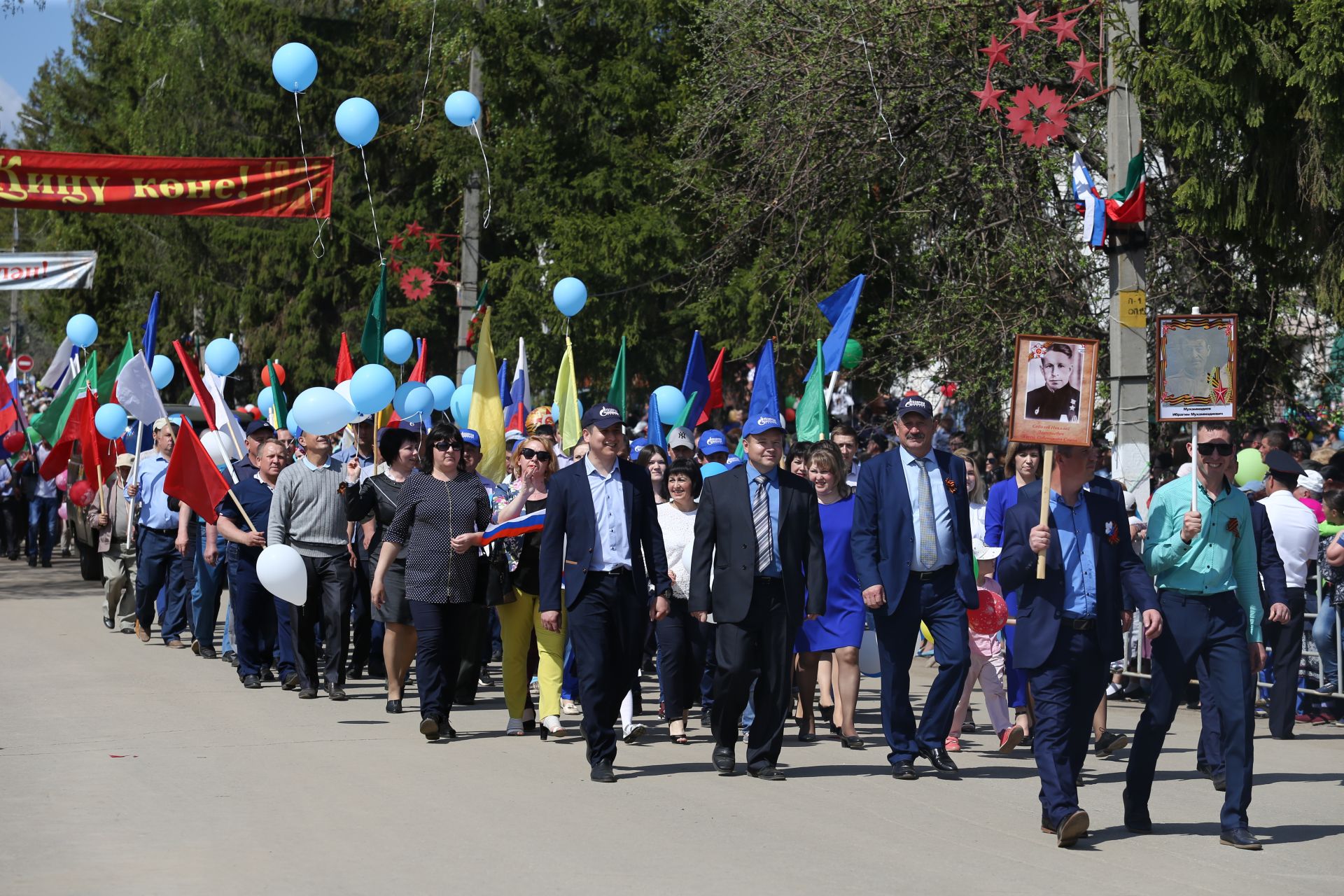 В Мамадыше прошел Парад Победы. ФОТОРЕПОРТАЖ Марш колонн