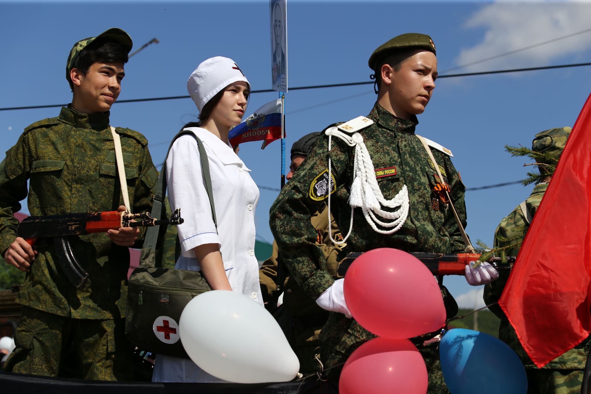 В Мамадыше прошел Парад Победы. ФОТОРЕПОРТАЖ Марш колонн