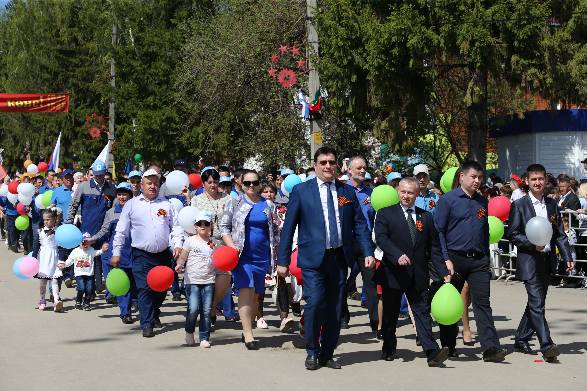 В Мамадыше прошел Парад Победы. ФОТОРЕПОРТАЖ Марш колонн