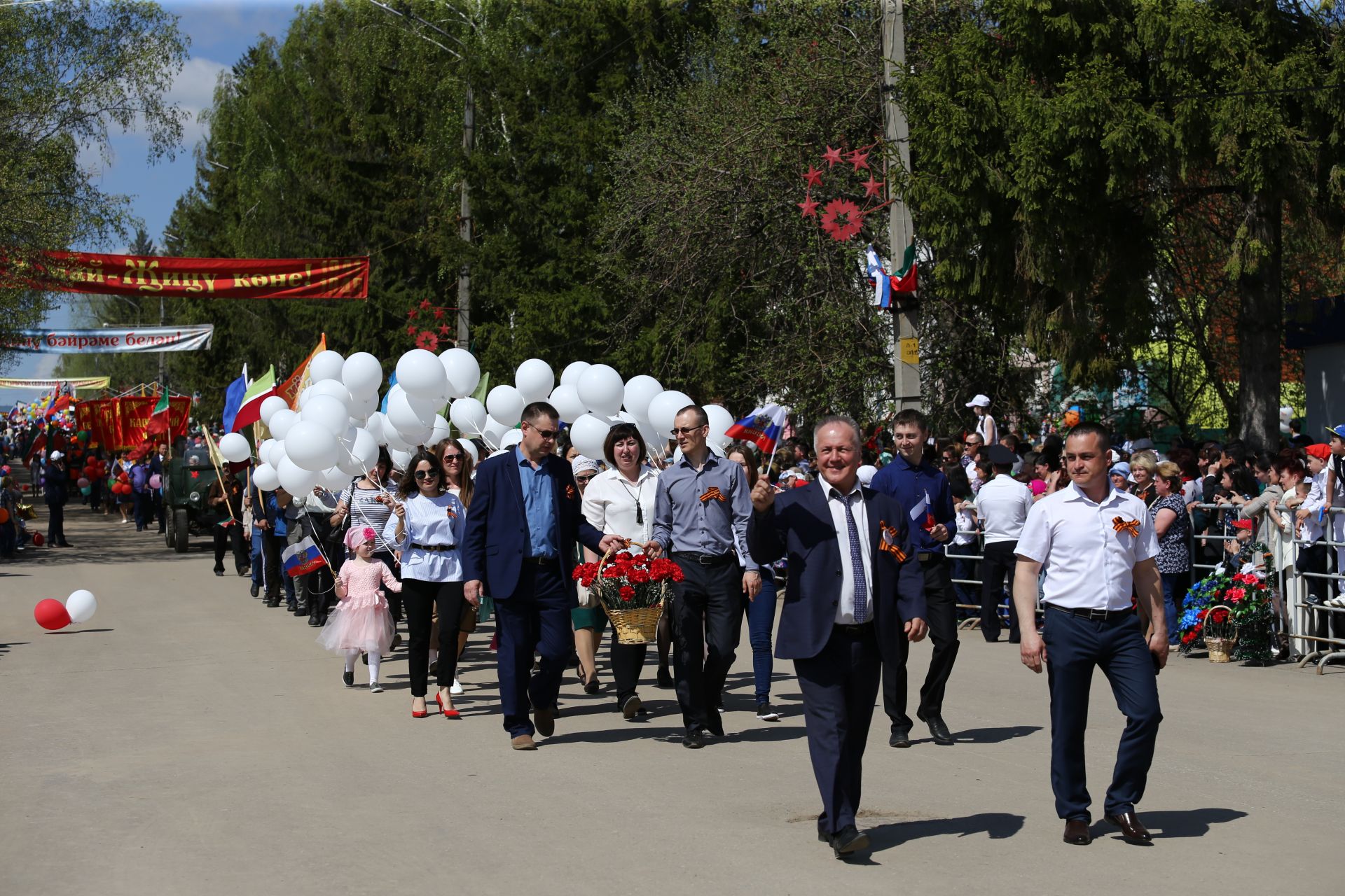 В Мамадыше прошел Парад Победы. ФОТОРЕПОРТАЖ Марш колонн