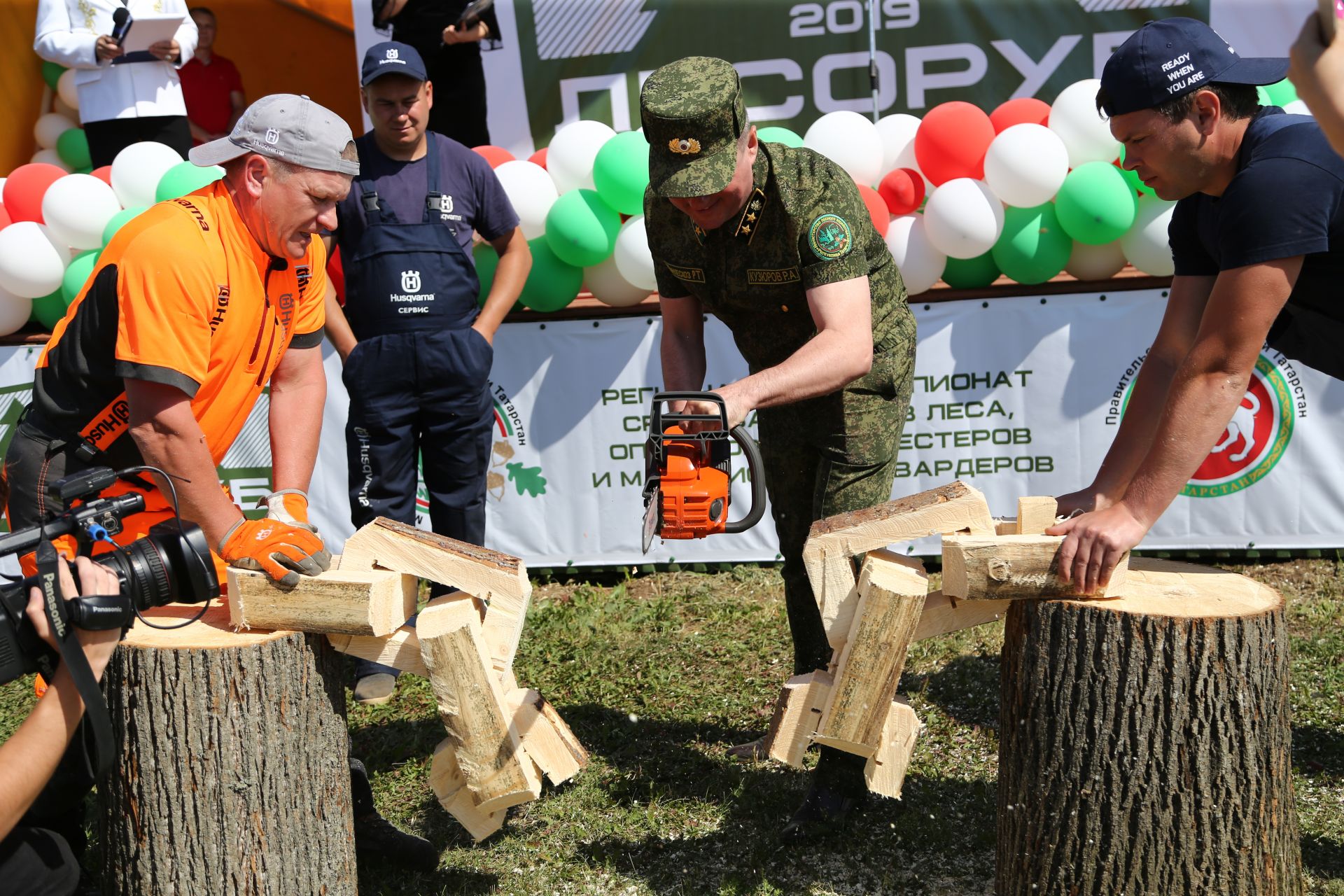 Фоторепортаж торжественного открытия Регионального этапа чемпионата "Лесоруб - 2019"