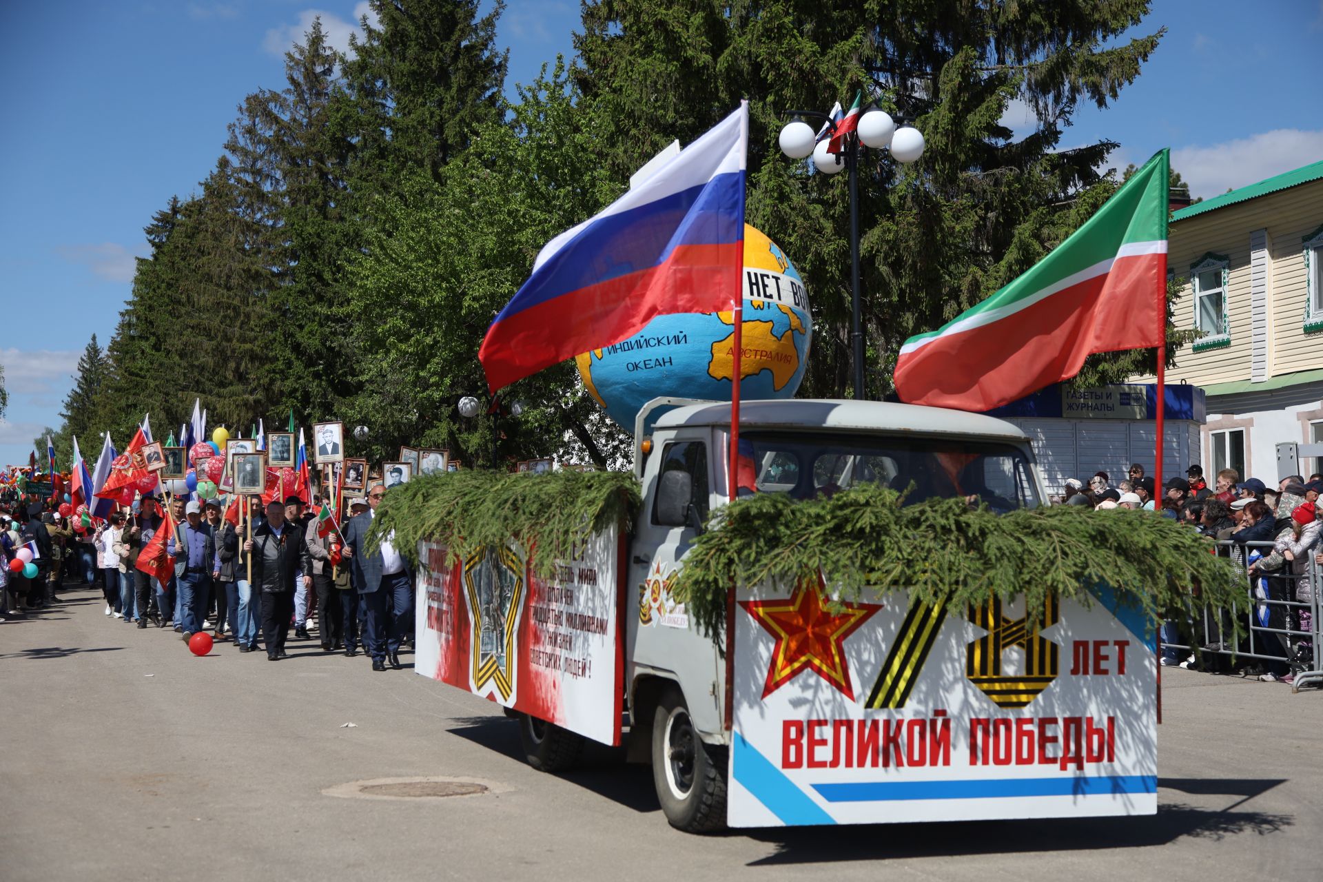 В Мамадыше прошел Парад Победы