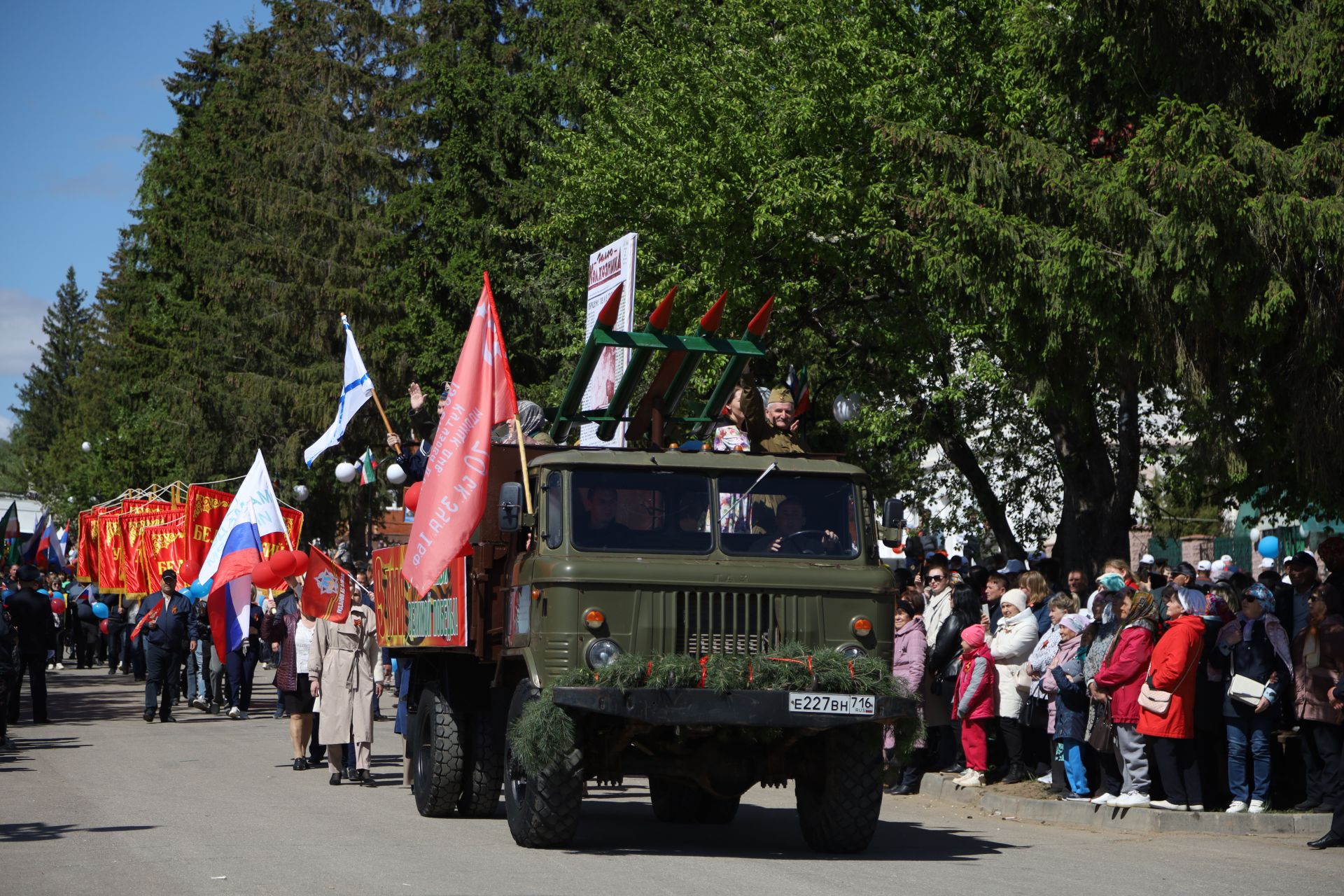 В Мамадыше прошел Парад Победы