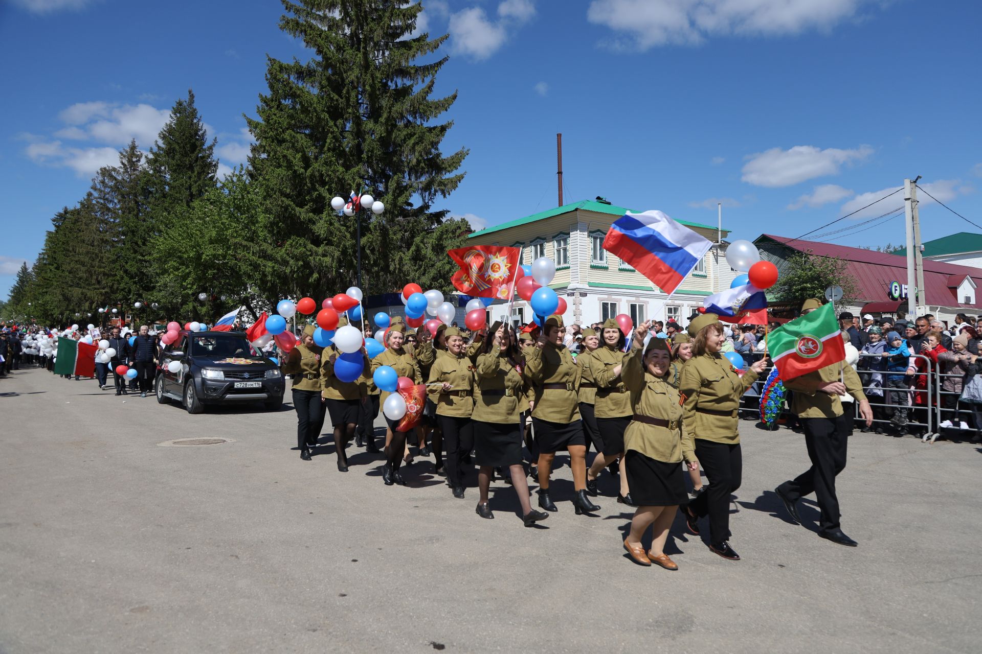 В Мамадыше прошел Парад Победы