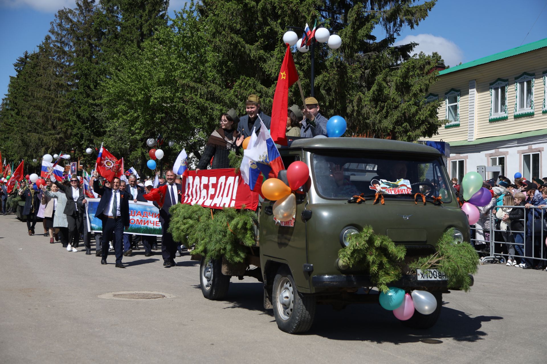 В Мамадыше прошел Парад Победы