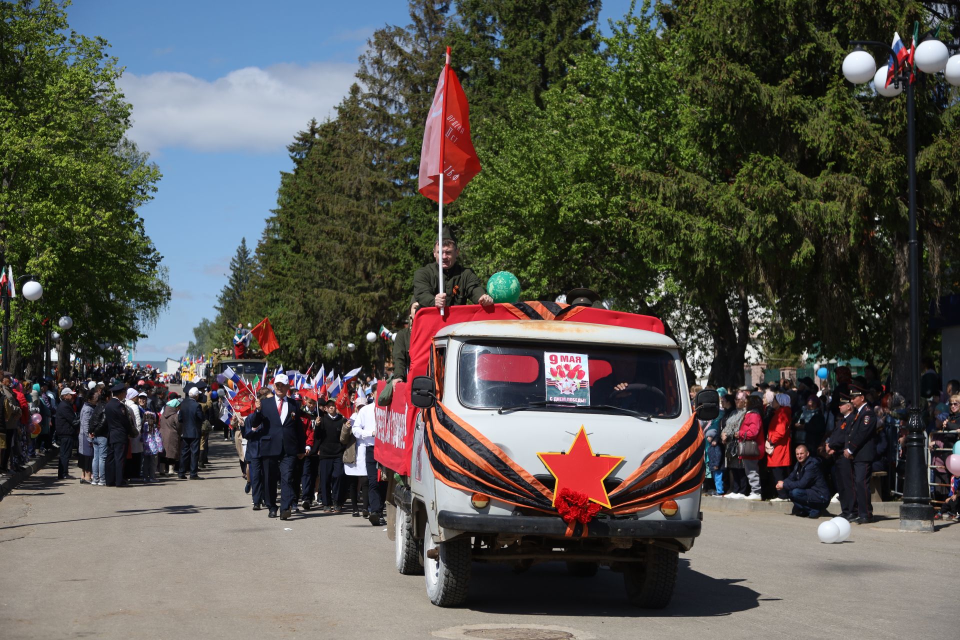 В Мамадыше прошел Парад Победы