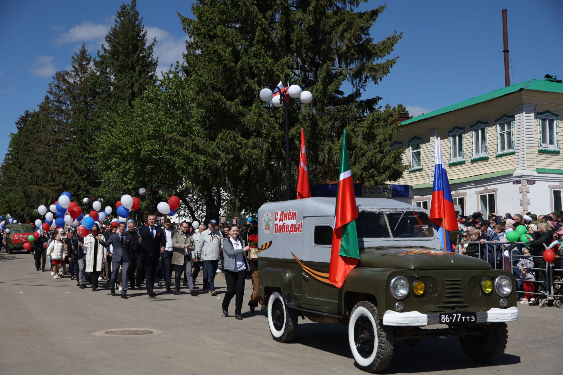 В Мамадыше прошел Парад Победы