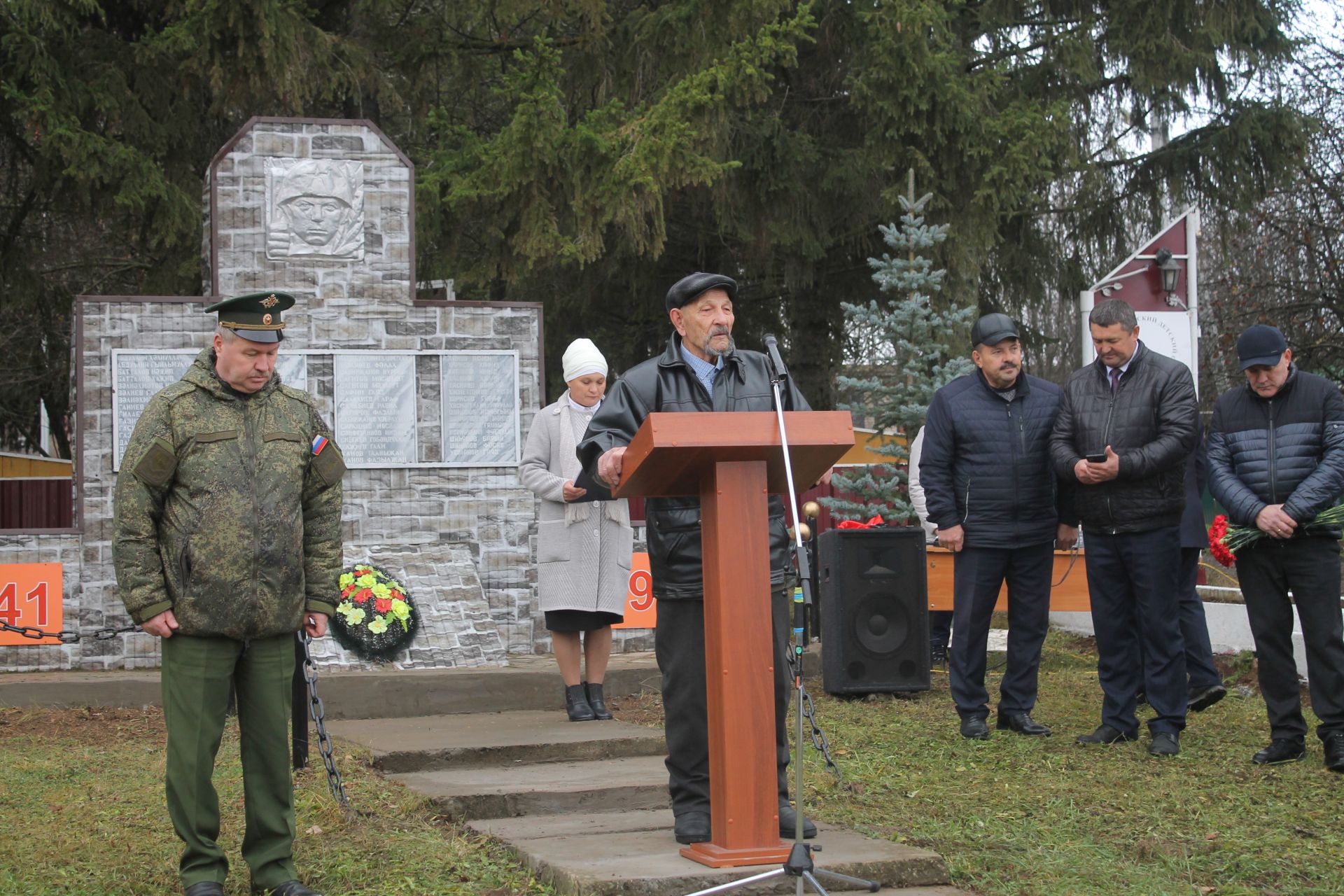 Открытие мемориала в память бойца СВО Айнура Исрафилова