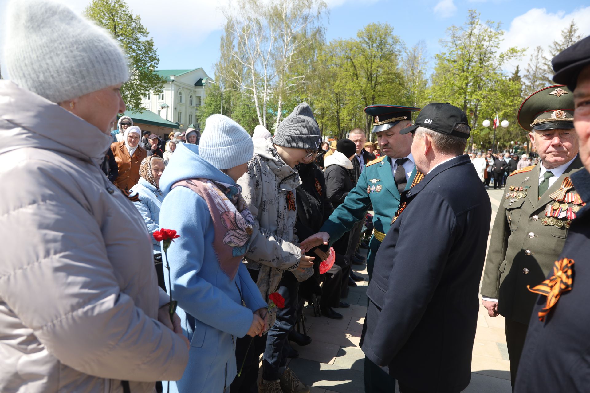 В Мамадыше отпраздновали День Победы-2024: шествие колонн. Часть 2