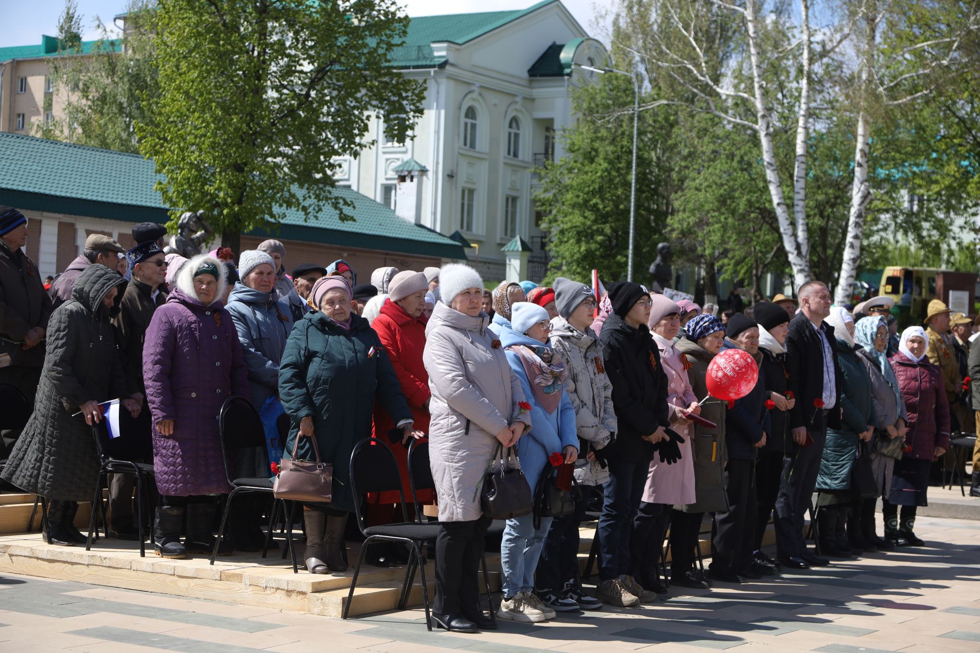 В Мамадыше отпраздновали День Победы-2024: шествие колонн. Часть 2