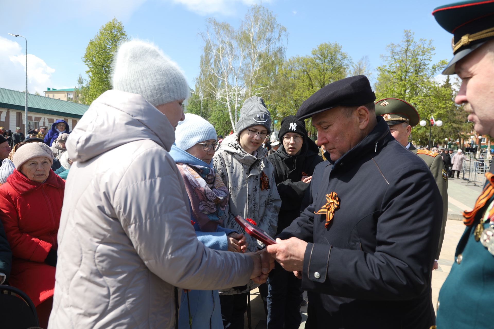 В Мамадыше отпраздновали День Победы-2024: шествие колонн. Часть 2