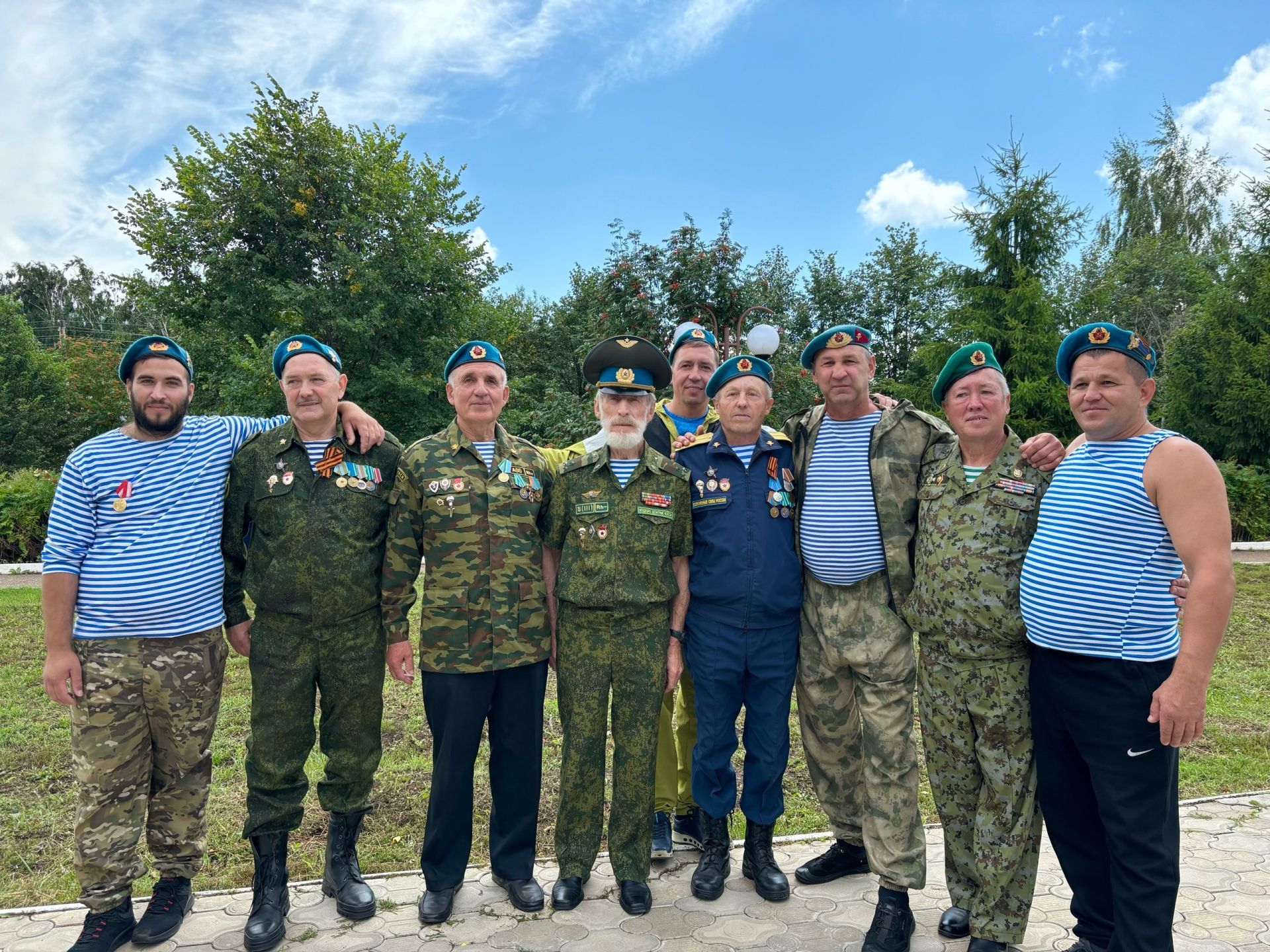 Мамадышские ВДВ-шники сегодня отметили свой праздник