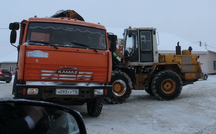 Мамадышские коммунальщики сегодня не спали