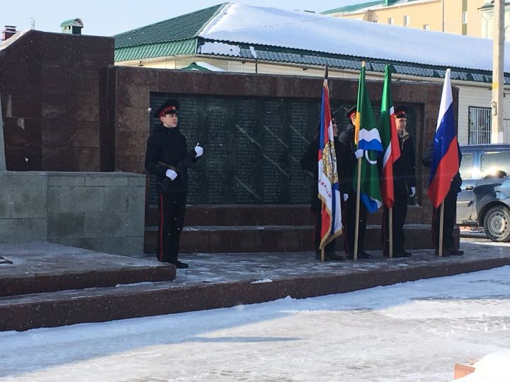 В Мамадыше состоялся митинг, посвященный Дню Защитника Отечества.