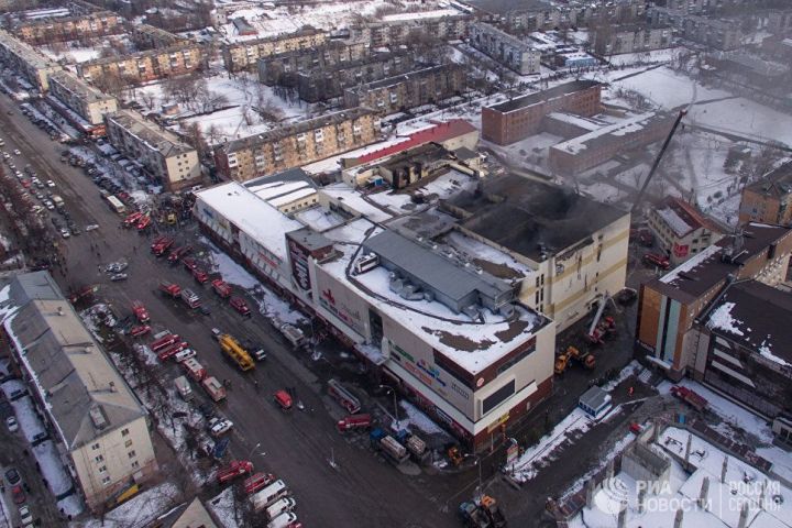 В МЧС рассказали, как начался пожар в "Зимней вишне"