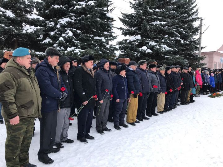 В Мамадыше вспоминали воинов-интернационалистов, погибших в Афганистане