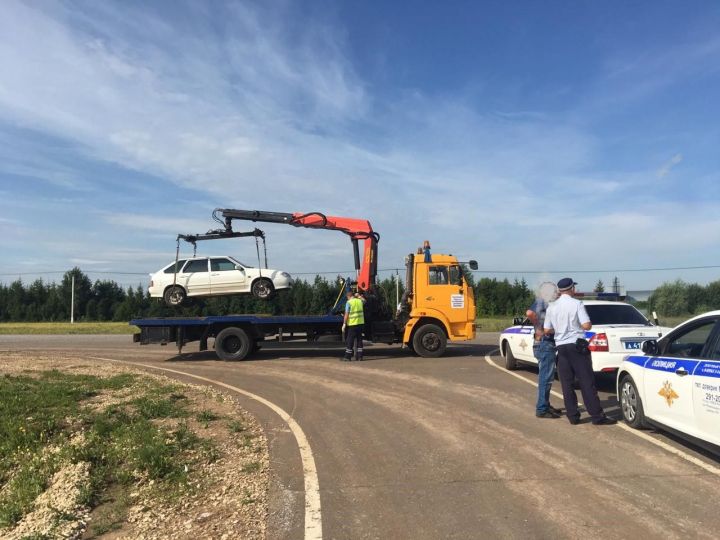 В рамках операции «Тоннель» автомобиль мамадышца отправлен на штрафстоянку