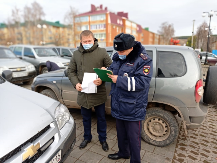 В Мамадыше массово проверили автомобили глав сельских поселений