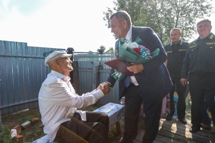 Ветеран Великой Отечественной войны из Мамадышского района отметил 100-летний юбилей